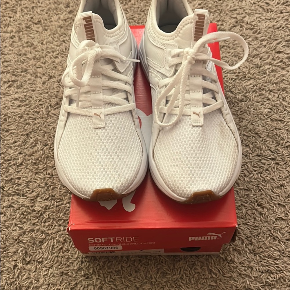 Puma SoftRide White Sneakers